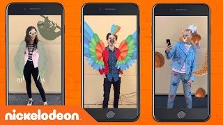 Animal Filters Prank 🐬 w/ Jace Norman, JoJo Siwa, Lizzy Greene & More | Nick