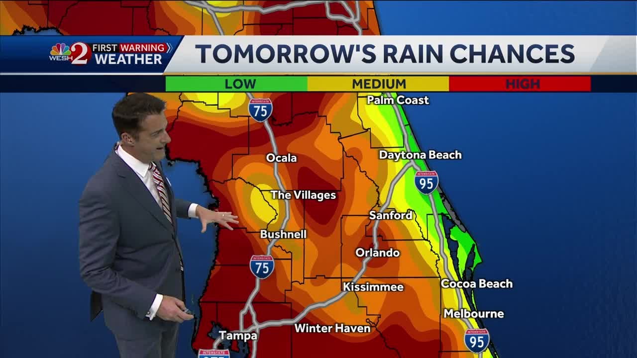 Wet weather pattern continues into the week - YouTube