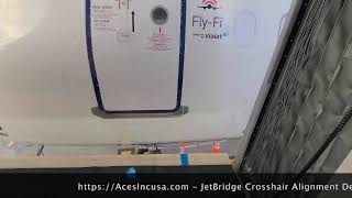 A.C.E.S., Inc. - Dock PBB to aircraft accurately with JetBridge Docking Crosshair Alignment Device℗™