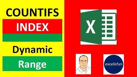 INDEX Function To Lookup Column inside COUNTIFS Function -  Excel Magic Trick 1574