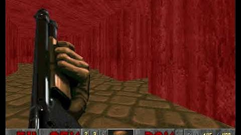 Unused level from DooM re-release - comm5.wad (E1M1 from Doom 0.5)