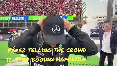 Red Bull and Checo Pérez nice gestures to Hamilton | Mexican GP