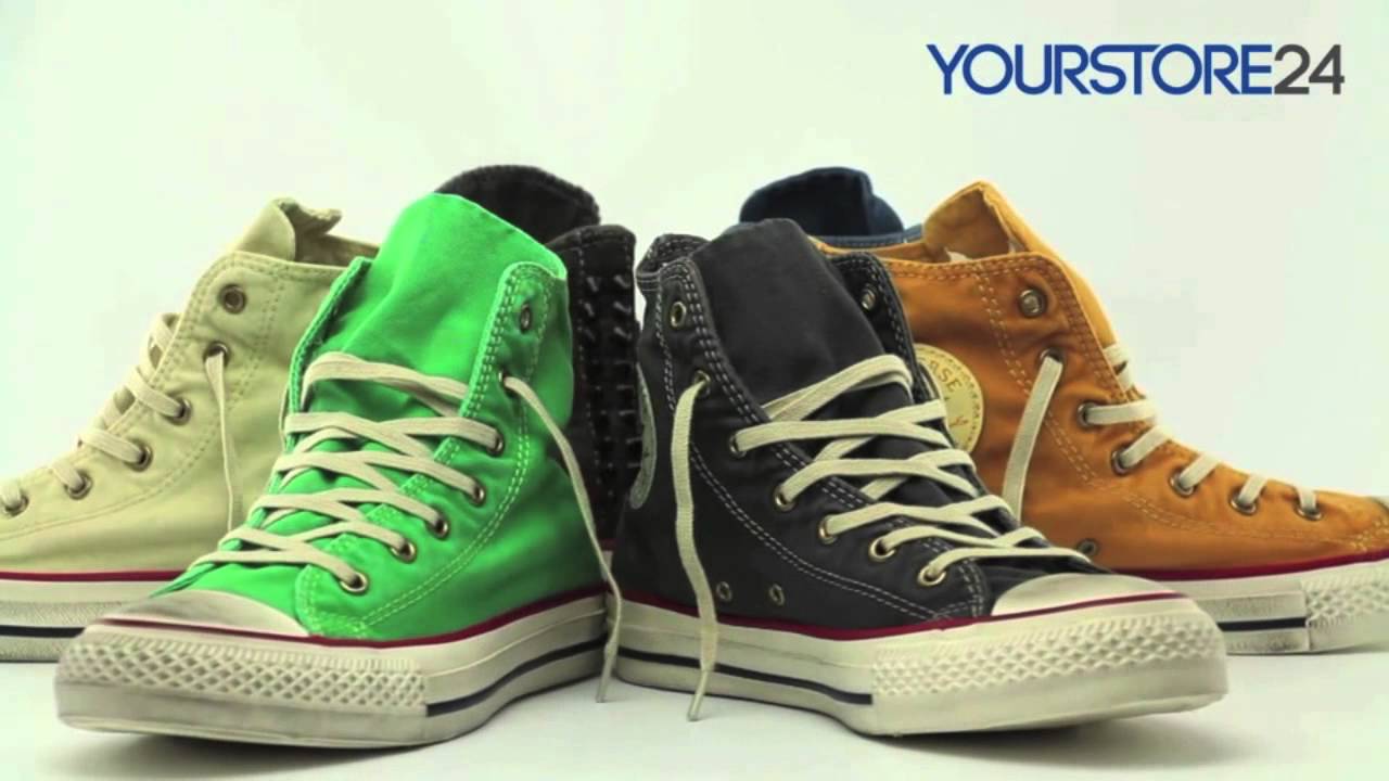 Converse All Star Hi "Well Worn" collectie 2013