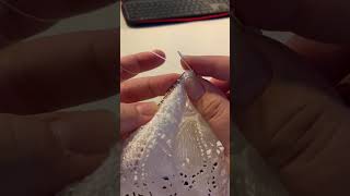 Crafts with needle and thread  - Art Knitting Tablecloth Part 1