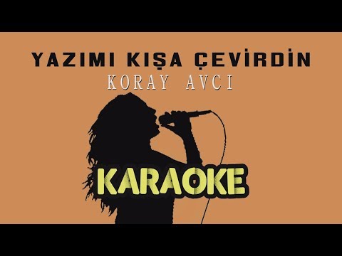 Koray Avcı - Yazımı Kışa Çevirdin (Leylam) - (Karaoke Video)