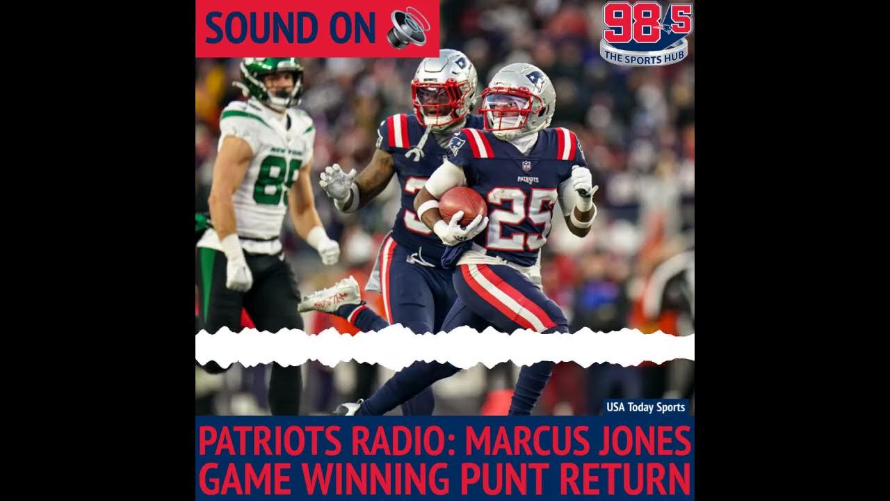 Returned for a touchdown new england patriots radio call of marcus