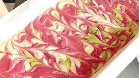 Making and Cutting Apple Orchard Cold Process Soap