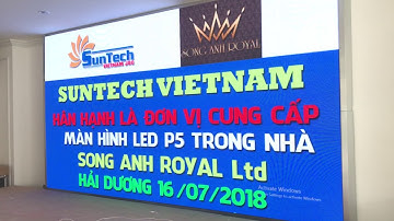 Màn hình sân khấu P5 - Trung tâm tiệc cưới Song Anh Hải Dương
