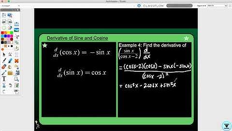 3.5 Derivatives of Trigonometric Functions