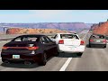 Highway Car Crashes #18 - BeamNG.Drive