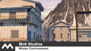 Optimized Winter Environment 3D shooting games || Ft. Mob Studios