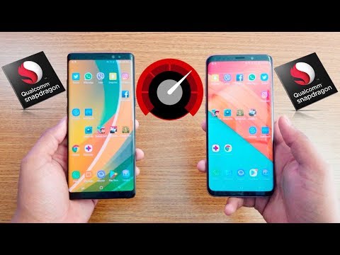 Samsung Galaxy S9 Plus Vs Galaxy Note 8 Speed Test !!!