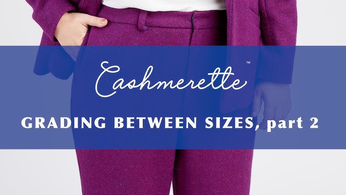 Grading between sizes on the Cashmerette Meriam Trousers (part 1