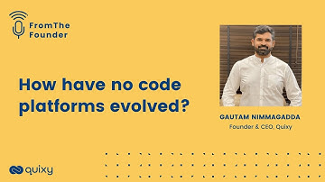 How have no code platforms evolved? | From The Founder | #nocode