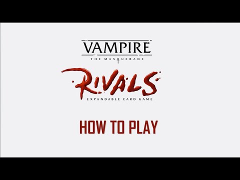  Renegade Game Studios Vampire The Masquerade Rivals Expandable  Card Game 2-4 Players, Ages 14+ Playing time 30-70 Minutes : Toys & Games