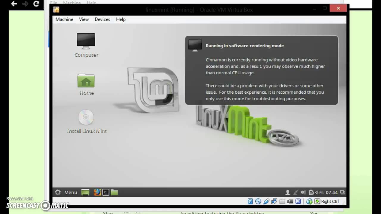 How to Install Linux Mint using VirtualBox - YouTube