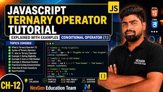 Ch-12 JavaScript Ternary Operator Tutorial