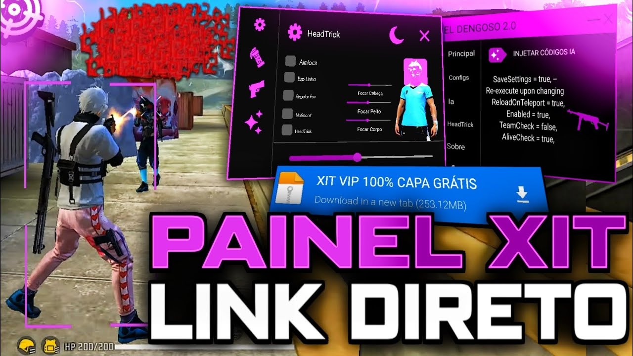 PAINEL🚀🔥XIT REGEDIT MOBILE GRÁTIS PARA FF 2026 + FFH4X PARA ANDROID E IPHONE XIT PARA MOBILE FF