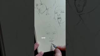 A breakdown of a helpful exercise to have you drawing faces from imagination in no time!