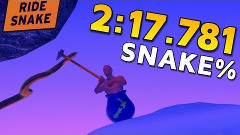 Getting Over It - Snake% in 2:17.781 (Top 20)