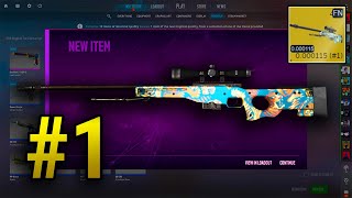 No.1 FLOAT AWP SILK TIGER TRADEUP CS2