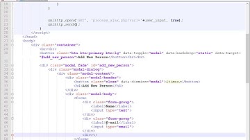 Making the Form in the Modal, Learn AJAX Techniques From Beginner To Advanced, #Learn Your Self XP#