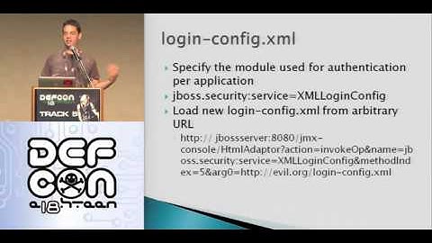 Defcon 18 - Like a Boss Attacking JBoss