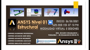 Presentación de curso Ansys nivel 01 - Estructural - Rocc Ingenieros