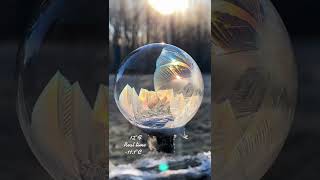 🌈 Bubbles Freezing in Slow Motion,  How To Freeze Soap Bubbles, Watch soap bubbles freeze