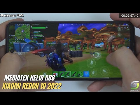 Xiaomi Redmi 10 2022 Fortnite Gameplay