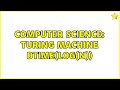 Computer Science: Turing Machine DTime(log(n)) – Two Solutions