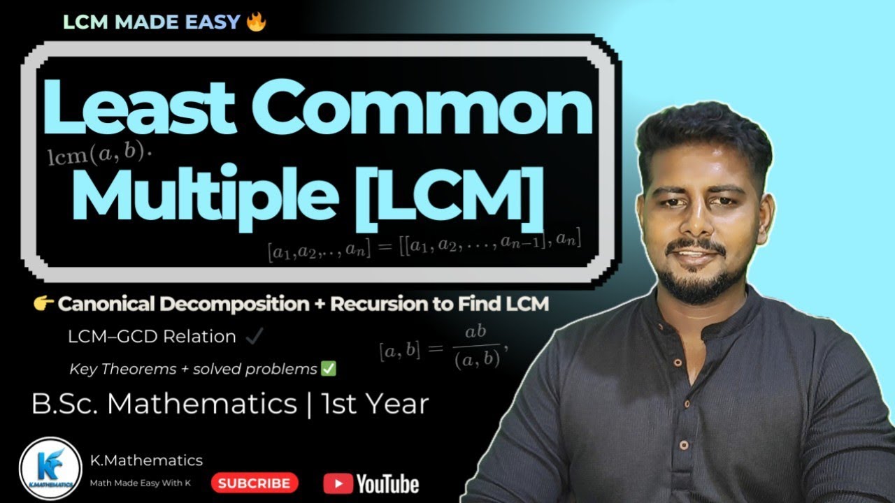 Least Common Multiple [LCM] | Canonical Decomposition, Recursion ...