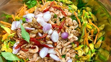 GỎI TÉP RONG BÔNG ĐIÊN ĐIỂN TUYỆT PHẨM // Đặc sản Miền Tây sông nước //monandanda