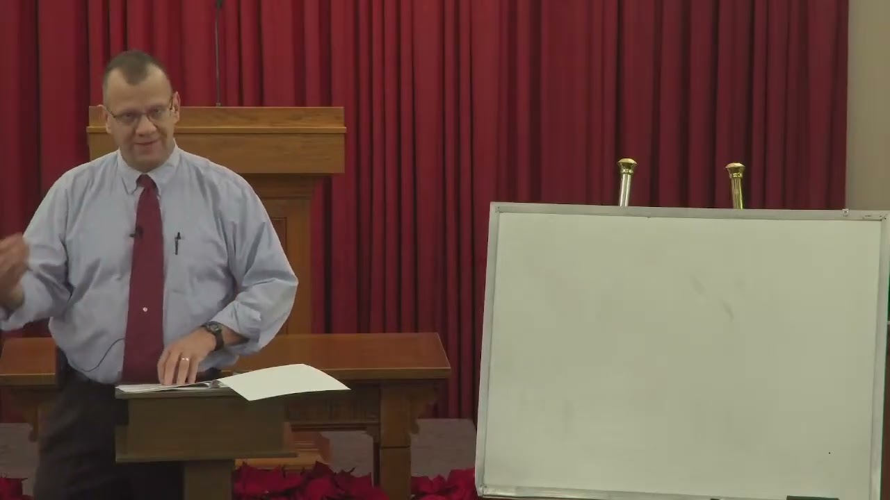 Pastor Peter Dietsch Teaches a Series on Church Membership 101 (Session 18)