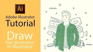 Illustrator Tutorial||Create Flat Illustration Based on Photo in Adobe Illustrator [Speedart]