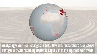 Groundwater level changes in globally distributed aquifers