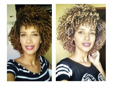 OMBRÉ HAIR EM CABELO CRESPO E CACHEADO!