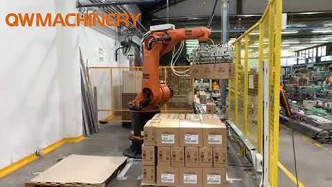 Kuka Robto Palletizing Cartons