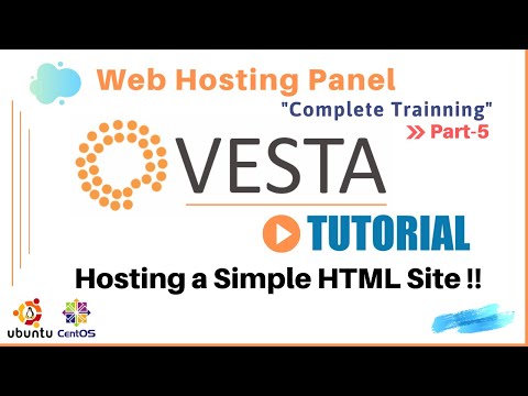 VestaCP Tutorial | Part-5 | VestaCP Website Hosting | Hosting an Website