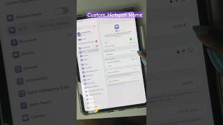 How to Change Your Hotspot Name on iPhone #youtubeshorts #youtube