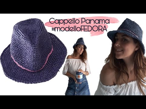 Video: Come Lavorare Un Cappello Panama All'uncinetto Per Un Bambino