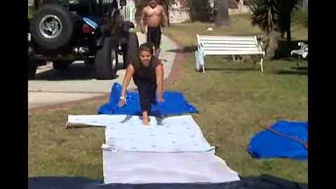Slip n Slide at the Gudino Ranch