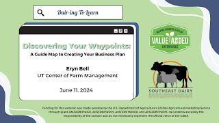 Dair-ing To Learn - Discovering Your Waypoints: A Guide Map to Creating Your Business Plan