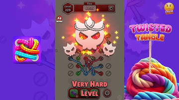 Twisted Tangle - Level 229 - Gameplay walkthrough