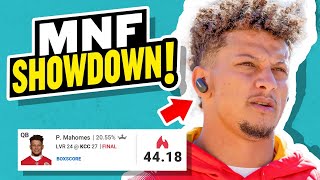 DraftKings NFL Showdown MNF Picks + Strategy (Chiefs vs. Raiders)