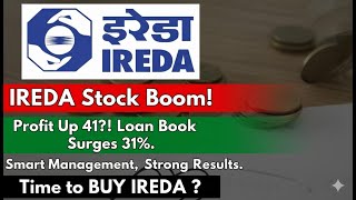 IREDA share latest news | Today's news | Smart Management | Profit Up 41%! Loan Book up 31%
