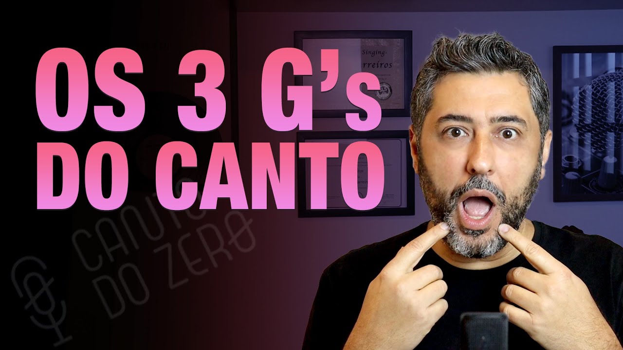 COMO 3 EXERCÍCIOS VOCAIS podem MUDAR A SUA VOZ! Aprenda os 3G's do CANTO!