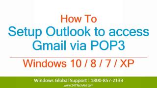 How to Setup Outlook to access Gmail via POP3