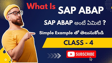 SAP ABAP  Beginners To Expert level |  Class - 4 #SAPABAP #SAPABAPTraining #SAPOnlineTraining #SAP