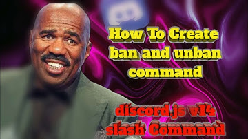How to create a ban and unblock command disocrd.js v14 slash command 🔥❤